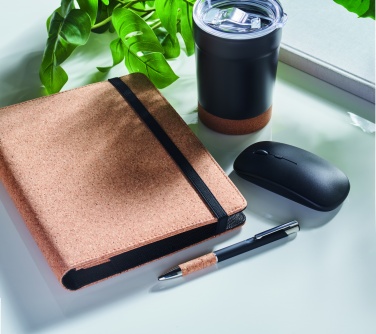 Logotrade reklaamkingid pilt: A5 märkmik-mapp korgist