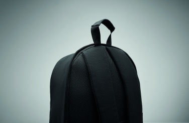 Logotrade firmakingitused pilt: 15-tollise sülearvuti seljakott, valmistatud taaskasutatud eelkasutatud puuvillast ja taaskasutatud polüestrist, kohandatava trükilahendusega.