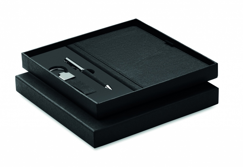 Logo trade firmakingitused foto: 3-osaline kinkekomplekt karbis