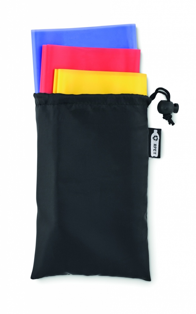 Logotrade reklaamtooted pilt: 3 TPE fitness-rihma komplekt