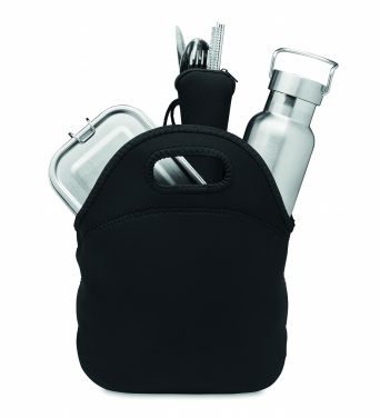 Logo trade reklaamtoote pilt: Roostevabast terasest lõunasöögikomplekt