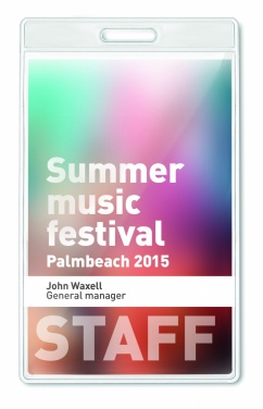 Logotrade reklaamtooted pilt: Läbipaistev märk 7,5cmx12,5cm