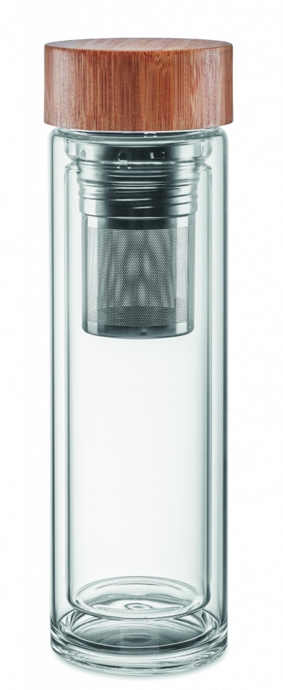 Logotrade ärikingi foto: Kaheseinaline klaaspudel 400ml München