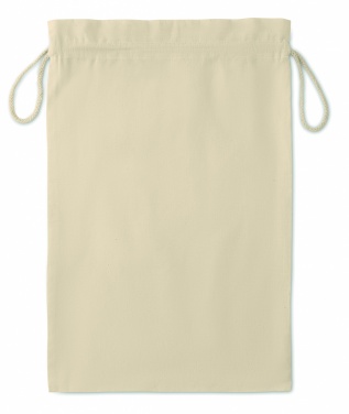 Logo trade firmakingi pilt: Suur puuvillane nööriga kott 30 x 47 cm