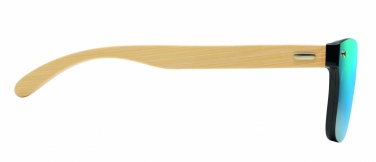 Logotrade firmakingitused pilt: Bambusest sangadega peegelklaasiga päikeseprillid PALDISKI