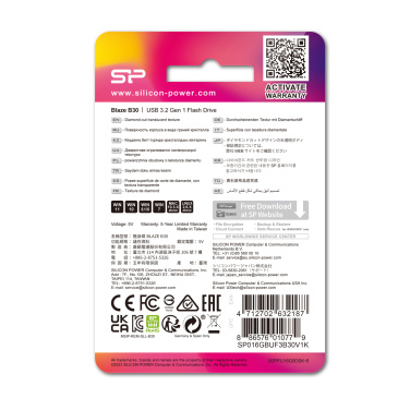 Logo trade firmakingi pilt: Pendrive Silicon Power Blaze B30 3.1