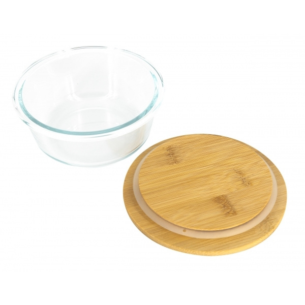 Logotrade meene foto: Kauss bambusest kaanega BOUILLON