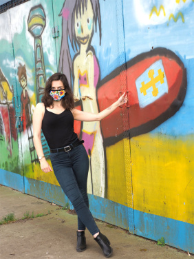 Logotrade firmakingi foto: MARS PRO puuvillane mask (suurus M) koos tasku ja HEPA-filtriga 1380165