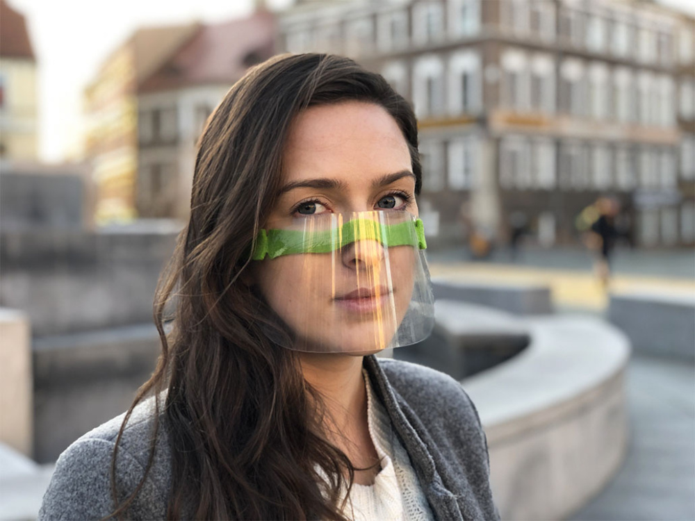 Logo trade reklaamtoote pilt: HESTIA näokaitse - läbipaistev mask suu ja nina jaoks 1452162