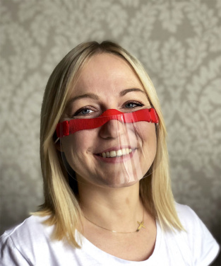 Logo trade reklaamtoote pilt: HESTIA näokaitse - läbipaistev mask suu ja nina jaoks 1452162