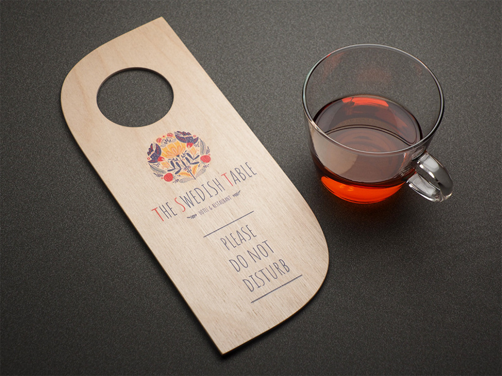 Logotrade reklaamtoote foto: Puidust infolipik 1160121