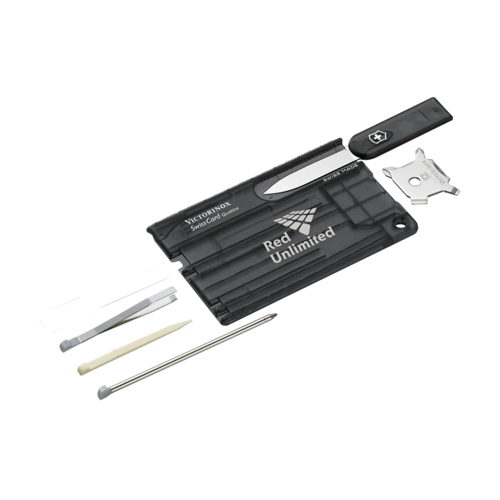 Logo trade reklaamkingituse pilt: Victorinox Swisscard Quattro tööriist