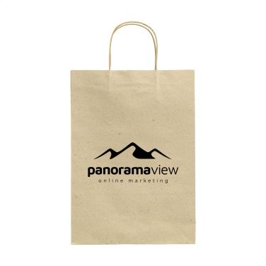 Logo trade reklaamtoote pilt: Leaf It Bag taaskasutatud murupaber (120 g/m²) L