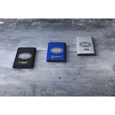 Logo trade reklaamtoote pilt: Alumiiniumist 8000 traadita akupank