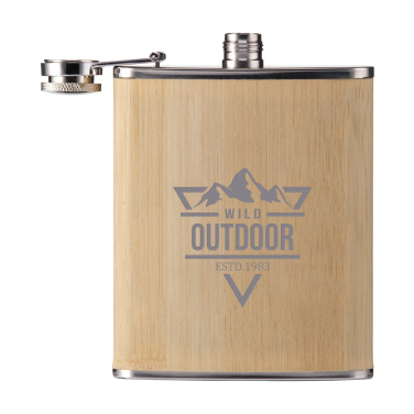 Logotrade ärikingi foto: Hipflask Bamboo 200 ml joogipudel