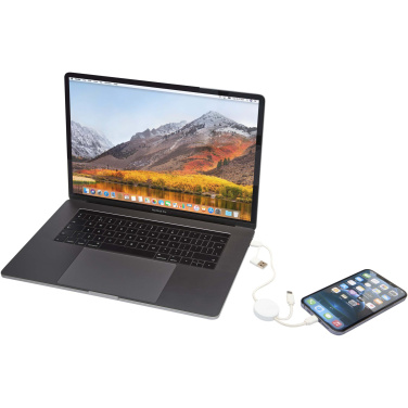 Logo trade reklaamkingid foto: Citala 5-in-1 taaskasutatud plastist 30 cm kiirlaadimiskaabel