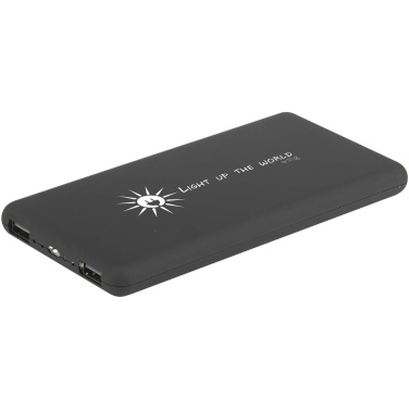 Logotrade ärikingid pilt: SCX.design P30 8000 mAh valgustusega päikesepatareiga akupank