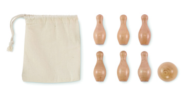 Logo trade ärikingid foto: BOLITO mini männipuidust keeglikomplekt