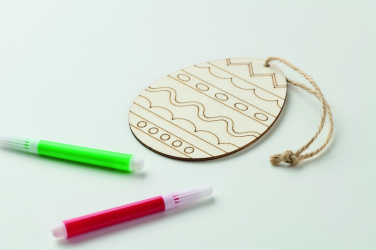 Logotrade reklaamkingi foto: Puidust munavärvimise komplekt