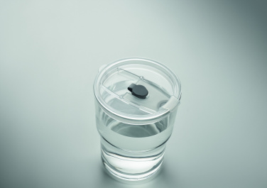 Logotrade reklaamtooted pilt: SIP klaasist joogitops kõrrega 400ml