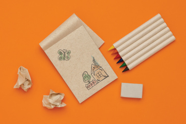 Logo trade ärikingituse pilt: Micki GRS infinity 6tk värvipliiatsi komplekt koos märkmikuga