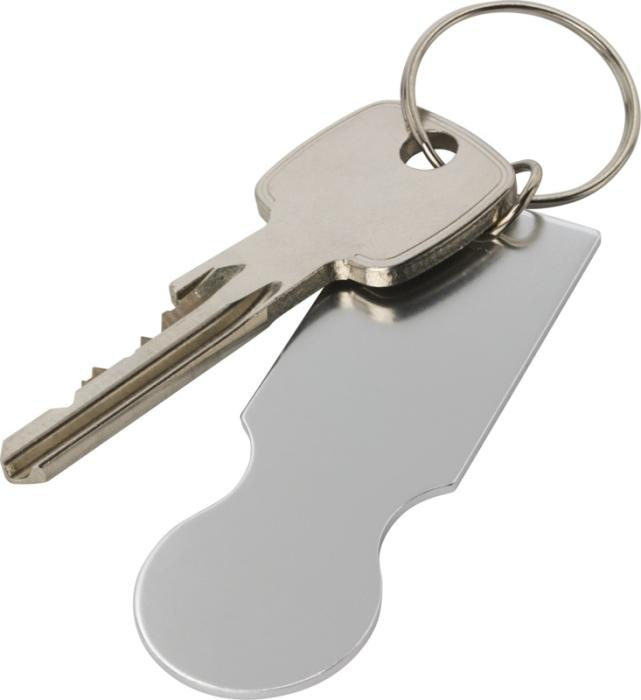 Logo trade ärikingitused foto: Rhea hõbedane võtmehoidja ostukärule