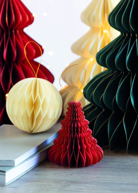 Logotrade reklaamkingi foto: Paberist kuusekujuline jõuluehe HARMOTREE