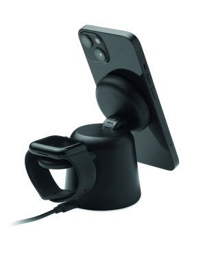 Logotrade firmakingi foto: 3-ühes juhtmevaba laadija 15W SIMPA