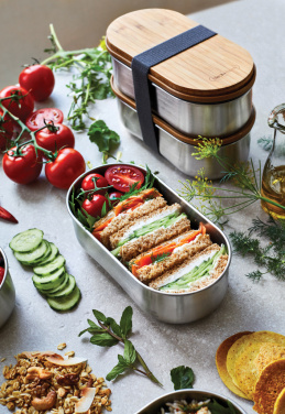 Logo trade firmakingid foto: Black+Blum roostevabast terasest toidukarp