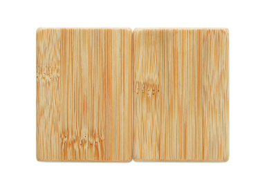 Logotrade ärikingi foto: Bambusest soola- ja piprakomplekt BOTH