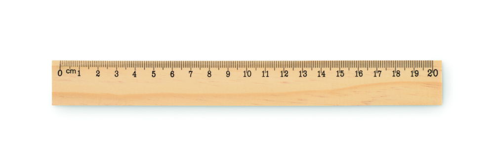 Logotrade ärikingitused pilt: RULER20 puidust joonlaud 20cm