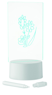 Logo trade firmakingi pilt: LEDMEMO valgustatud LED-märkmetahvel