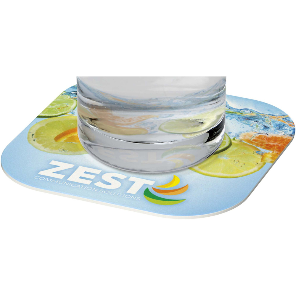 Logotrade ärikingituse foto: Lumin ruudukujuline tassialus