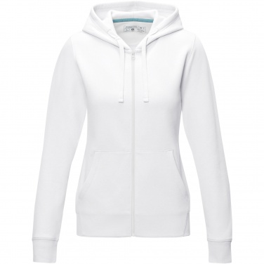 Logotrade liikelahjat mainoslahjat tuotekuva: Ruby women’s organic recycled full zip hoodie