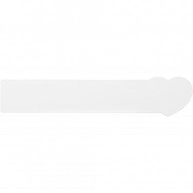 Logo trade mainoslahja kuva: Tait 15 cm Sydämenmuotoinen kierrätysmuovinen viivain