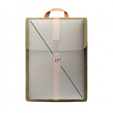 Logo trade liikelahja mainoslahja tuotekuva: VINGA Bosler reppu kierrätetystä GRS canvaksesta