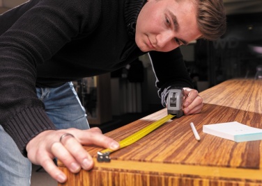 Logo trade liikelahja kuva: 5m/19mm mittanauha sulkurenkaalla