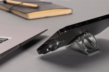 Logo trade mainostuotet tuotekuva: Puhelinteline avaimenperä RSC kierrätettyä sinkkiseosta