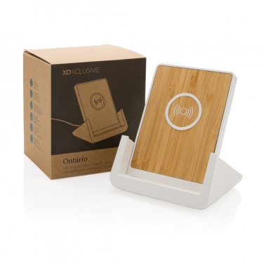 Logo trade mainoslahja ja liikelahja tuotekuva: Ontario RCS 10W latauspidike kierrätetystä muovista