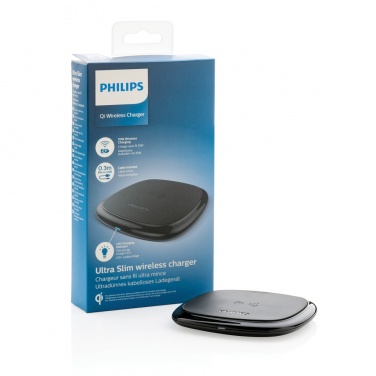 Logo trade mainoslahja kuva: Philips 10W langaton laturi Qi