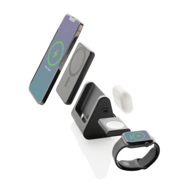 Logotrade liikelahjat kuva: Powerbase 3 in 1 -laturi virtapankilla RCS kierrätysmuovia