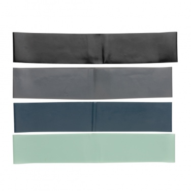 Logo trade liikelahjat mainoslahjat kuva: 4 kpl vastuskuminauhat pussukassa