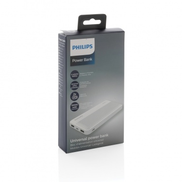 Logotrade liikelahja tuotekuva: Philips 10000mAh ohut varavirtalähde