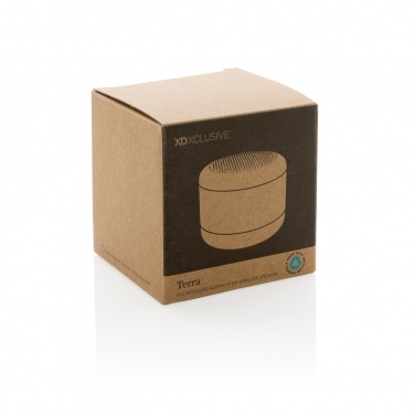 Logotrade liikelahja tuotekuva: Terra RCS 5W langaton kaiutin kierrätetystä alumiinista