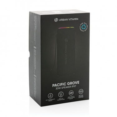 Logotrade liikelahjat mainoslahjat tuotekuva: Urban Vitamin Pacific Grove 30W kaiutin IPX7 RCS muovista