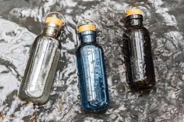 Logotrade mainostuote tuotekuva: RCS RPET pullo bambukorkilla ja kahvalla