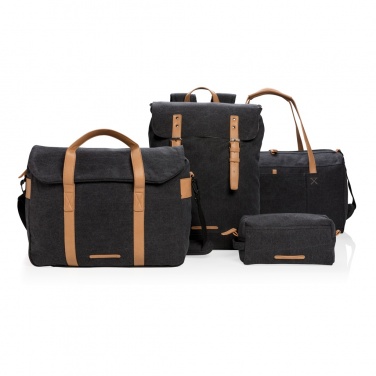 Logotrade liikelahja tuotekuva: Canvas reissu-/viikonloppureppu - PVC-vapaa