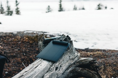 Logotrade liikelahjat mainoslahjat tuotekuva: Pedro AWARE™ RPET deluxe reppu 5W aurinkopaneelilla