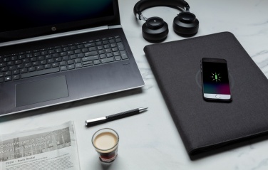 Logo trade mainostuotet tuotekuva: Air portfolio 5W langattomalla laturilla