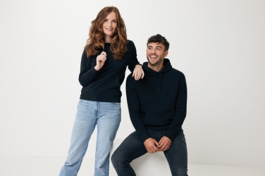 Logotrade liikelahjat kuva: Iqoniq Rila kevyt huppari kierrätetystä puuvillasta